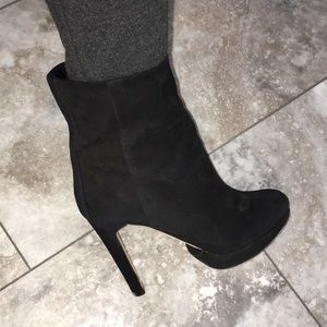 HUGO BOSS HUGO MADE IN ITALY REAL LEATHER PLATFORM BOOTS SIZE EU38